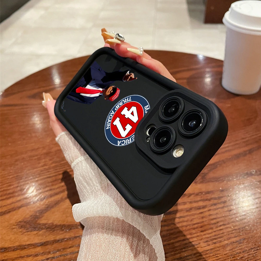 Мягкий чехол для телефона iPhone 16 Pro Max Plus силиконовый из ТПУ с ангельским глазом