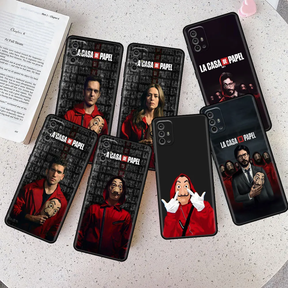 

Celular TPU Spain TV Money Heist House Paper La Case for Motorola Moto One Fusion Edge 20 30 Pro G Stylus G9 Plus Play G30