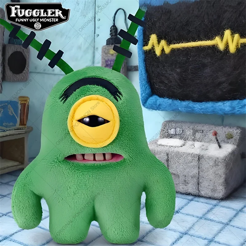 Фото Оригинальный Fuggler Ugly Teeth Monster Губка Боб Квадратные штаны Плюшевые игрушки Брелки Fugglers Патрик Звезда Гэри Пелуче Кукла Подвески №4