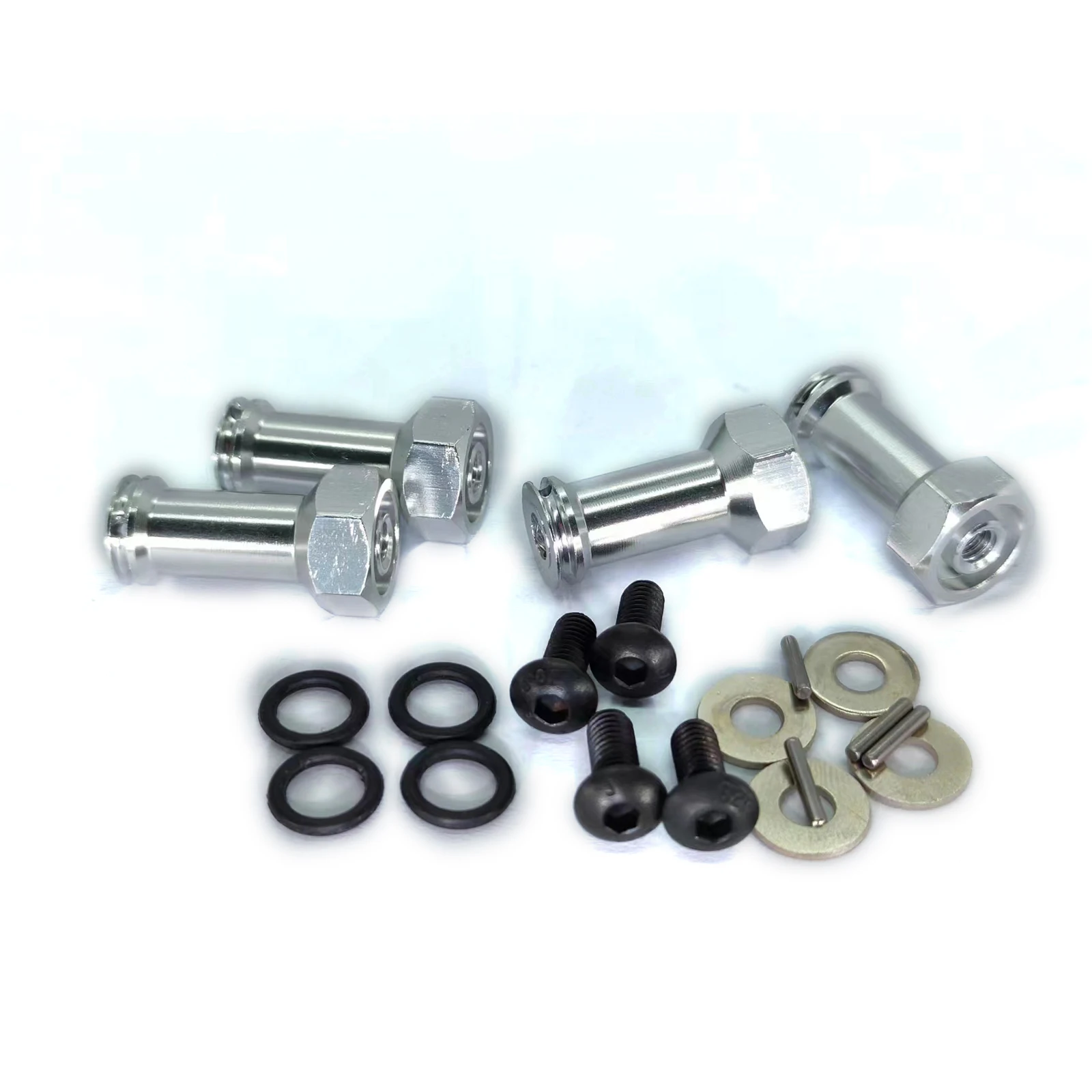 Алюминиевый удлинитель для колеса 12 мм с шестигранным хвостовиком 24 мм 4P для WL 1/18 A959 A979 A969 959B 969B 979B, удлинитель шин