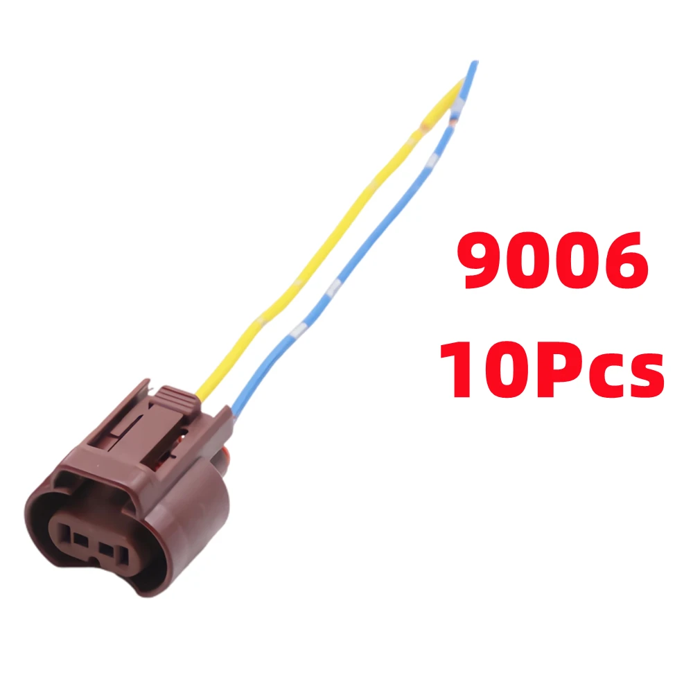 

10 шт. 9005 HB3 9006 HB4 разъем жгута проводов держатель разъем для авто фары противотуманные фары базовый разъем