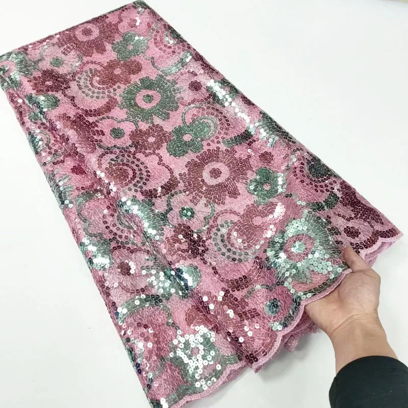 Африканская кружевная ткань 2022 Высококачественная элегантная нигерийская сетка
