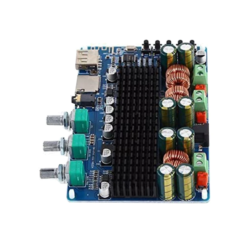 Лучшие предложения Плата усилителя мощности плата цифрового 2 1 каналов Bluetooth USB TF