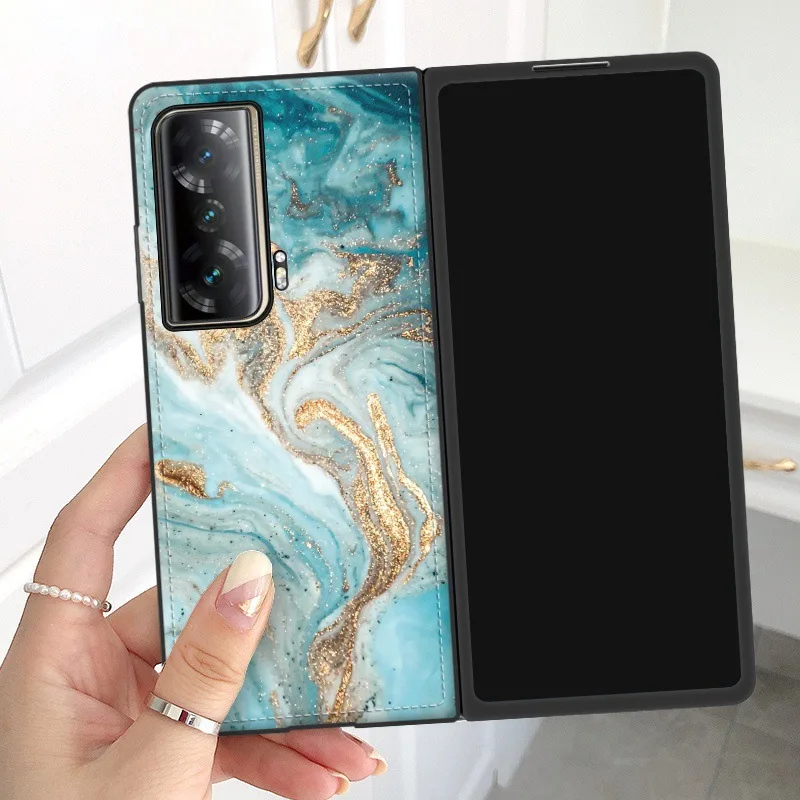 

Marble Pattern Leahter Material Case for Hua-wei Honor Magic VS Case for MagicVS Case