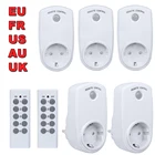 Беспроводная умная розетка с дистанционным управлением, штепсельная розетка, выключатель света, штепсельная розетка, розетка питания, штепсельная вилка европейского стандарта с дистанционным управлением