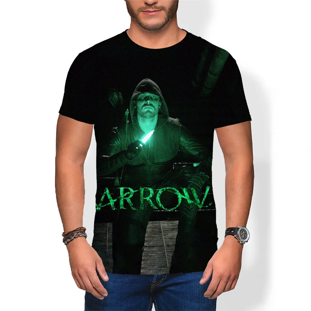 

PLstar Cosmos Flash Arrow Men's clothing Print Men T-shirt Casual Women Tshirt Print Hip Hop T shirt Tops Anime Sweatshirts Tee