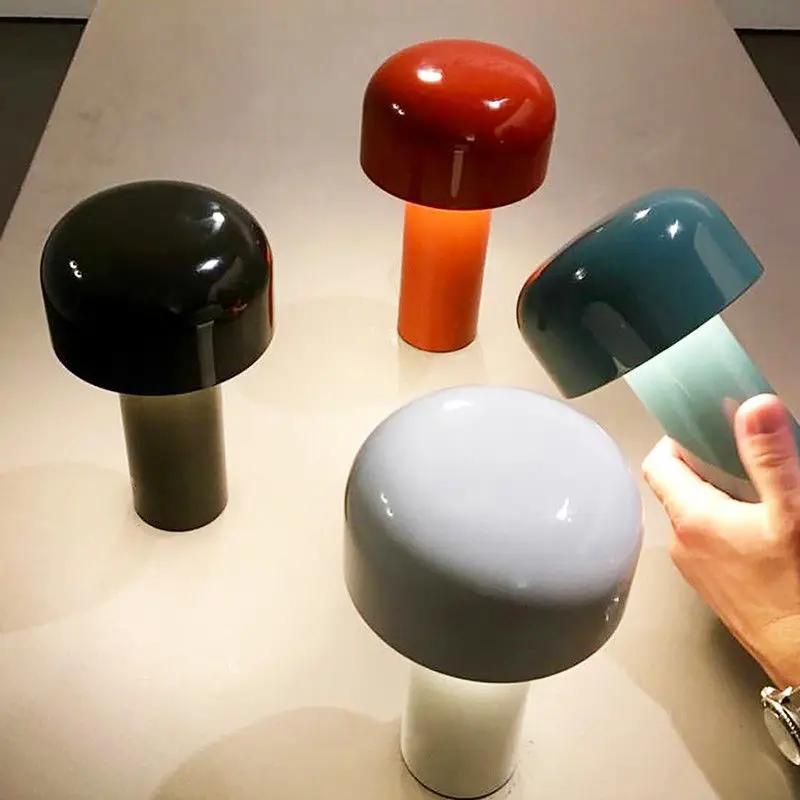 Лампа в виде грибов с зарядкой от USB, 6 цветов