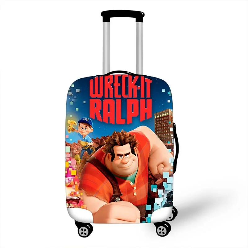 Fashion Disney Wreck-It Ralph Luggage Cover Cartoon Elastic Suitcase Protective Cover For Travel Bag Anti-Dust Protective Cover