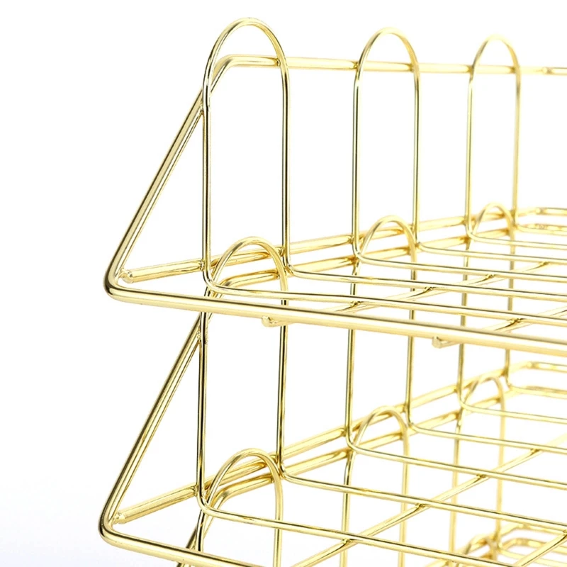 Модный штабелируемый широкий входной стол лоток для документов бумаги писем