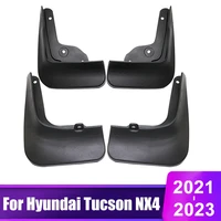 for hyundai tucson nx4 2021 2022 2023 hybrid n line car fender avoid mud splash front rear mudguard cover guards accessories