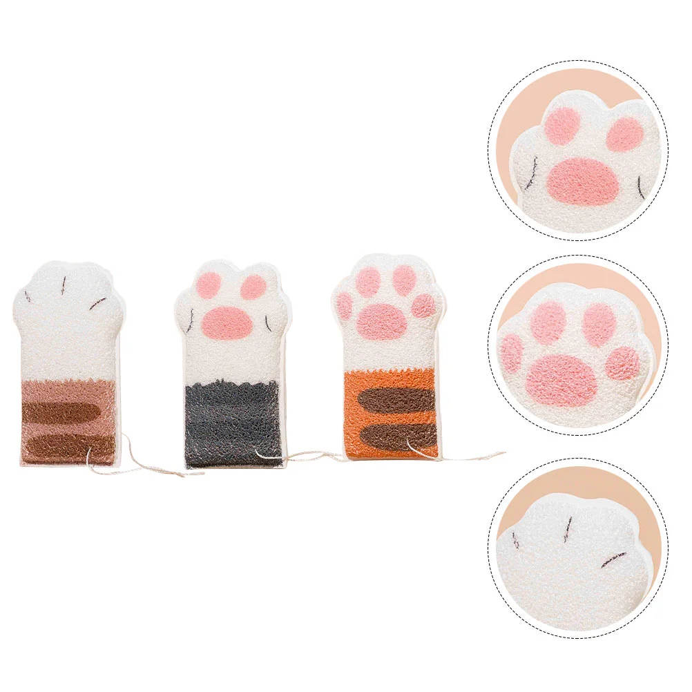 

3Pcs Brush Bathing Scrubbing Newborn Toddler Lovely Scrubber Brush Bath Brush