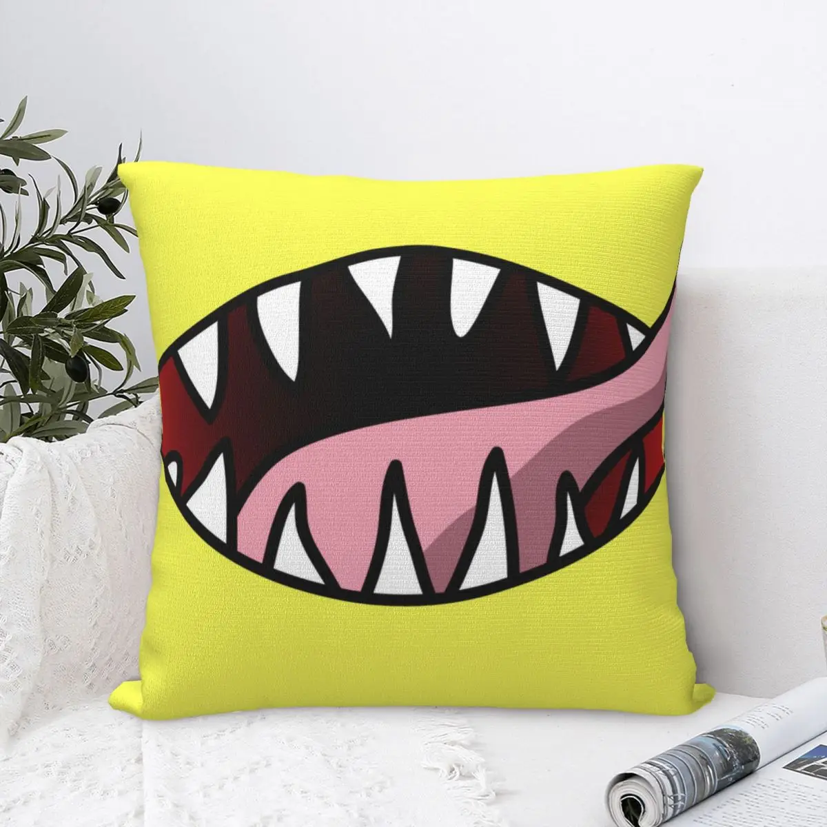 

Backpack Of Impostor Guy For Yellow Pillowcase Pillow Case Cushion Cover Home Sofa Car Decorative Throw Pillow Printing Fashion