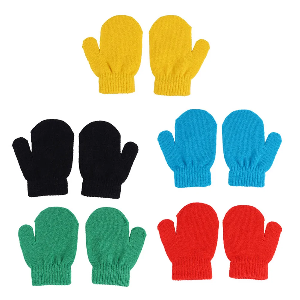 

5 Pairs Winter Warm Comfortable Knitted for Kids Girls