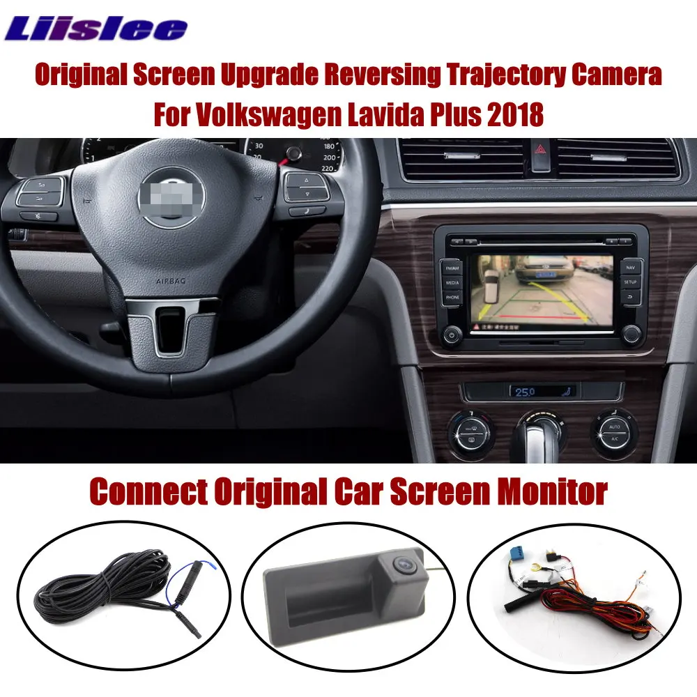 

Car Rearview Camera For VW Lavida 2018 2019 2020 Original Parking Reverse Intelligent Dynamic System HD CCD Night Vision CAM