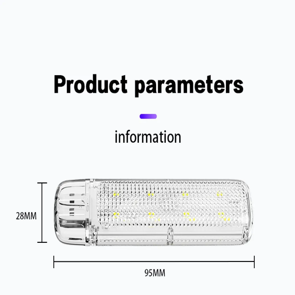 2 шт. USB светодиодные лампы для салона автомобиля декоративные атмосферные огни с