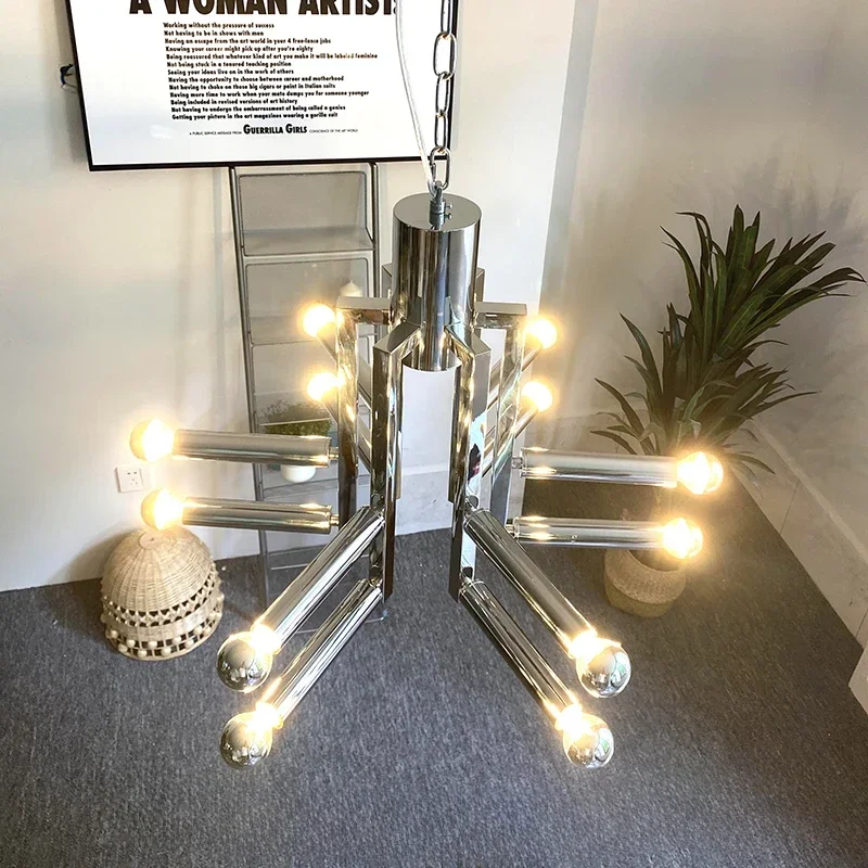 Z-образная Геометрическая люстра средневековая боухаус пространство для