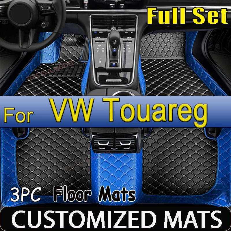 Car Floor Mats For VW Volkswagen Touareg 2011 2012 2013 2014 2015 2016 2017 2018 Custom Auto Foot Pads Interior Accessories