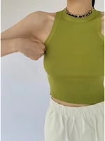 summer tshirt women elastic oversized t shirt woman clothes female tops sleeveless tank womens tube top knit canale slim tshirt