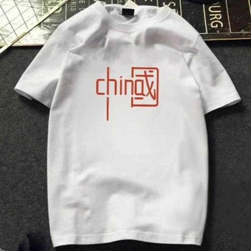 

Summer new men's printed round neck short sleeve casual simple fashion T-shirt