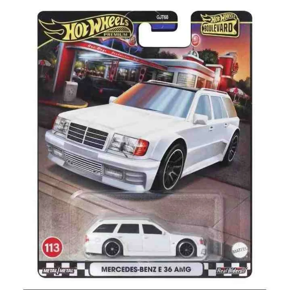 Модель автомобиля Hot Wheels Cars Boulevard Series MAZDA 323 GTR MERCEDES-BNES E 36 AMG 1:64
