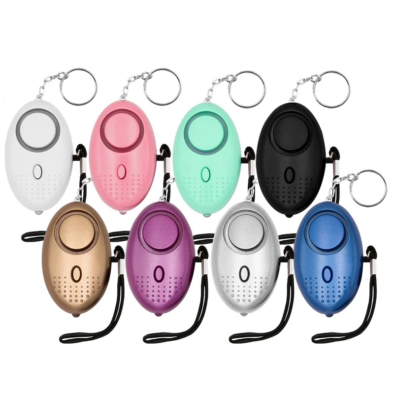 

8Pcs Multicolor Emergency Caller Security Personal Alarm Security Alarm Keychain 130Db Personal Alarms For Women Kids
