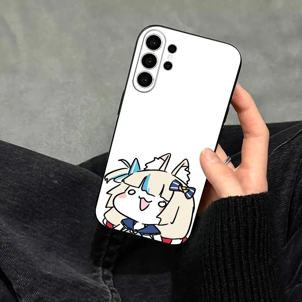 Фото Чехол для телефона Sameko Saba Cute Indie Virtual Youtuber для Samsung S25, S24, S21, S22, S23, S30, Ultra, S20, Plus, Fe, Lite, Note, 10, черный №5