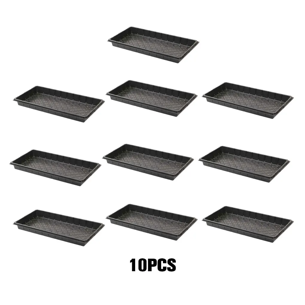 

10bags Black Succulent Square Soaking Basin - Beautiful Arc Convenient And Harmless To Hands Large Capacity Is Clean