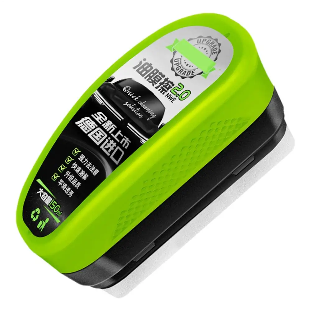 

150 мл мощное средство для удаления масла на лобовом стекле, очиститель для автомобильных стекол, чистящее средство, водные пятна, автоматическое удаление масла и губка для стекла