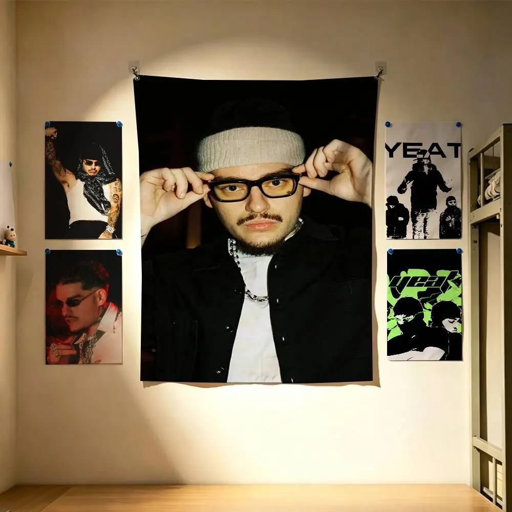 Фото Флаги Rapper Yeat A Dangerous Lyfe, настенный декоративный баннер для спальни, дома, улицы, для украшения интерьера №1
