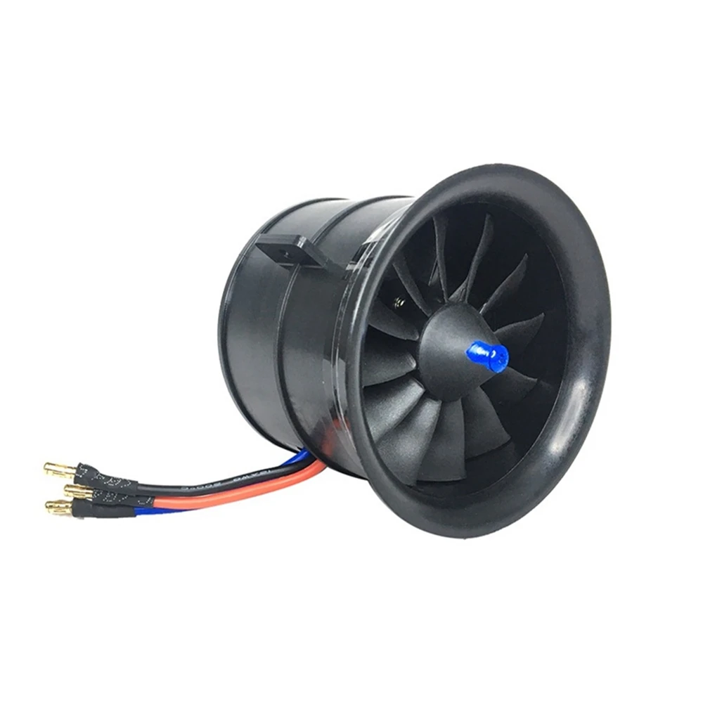 EDF 70 мм кв 6S 12 лопастей RC вентилятор пропеллер с бесщеточным Мотором для