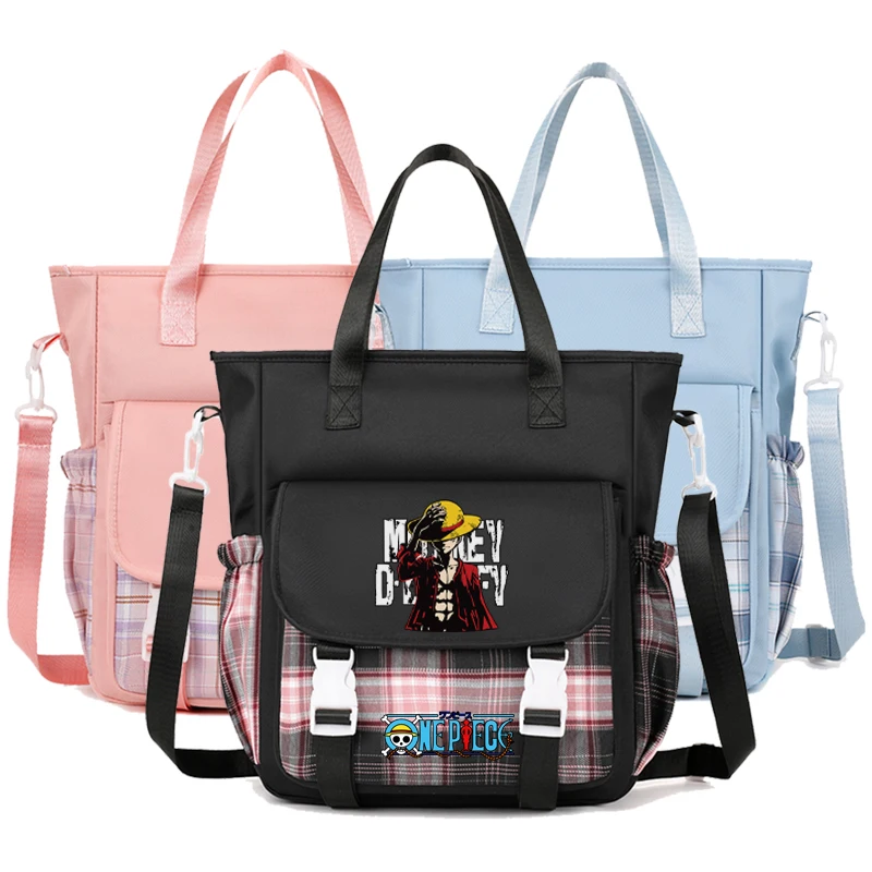 Jednoczęściowa torba szkolna dla nastolatka Dziewczyna Chłopiec Powrót do szkoły D.luffy Torba damska Tote Bag podmiejska mamy