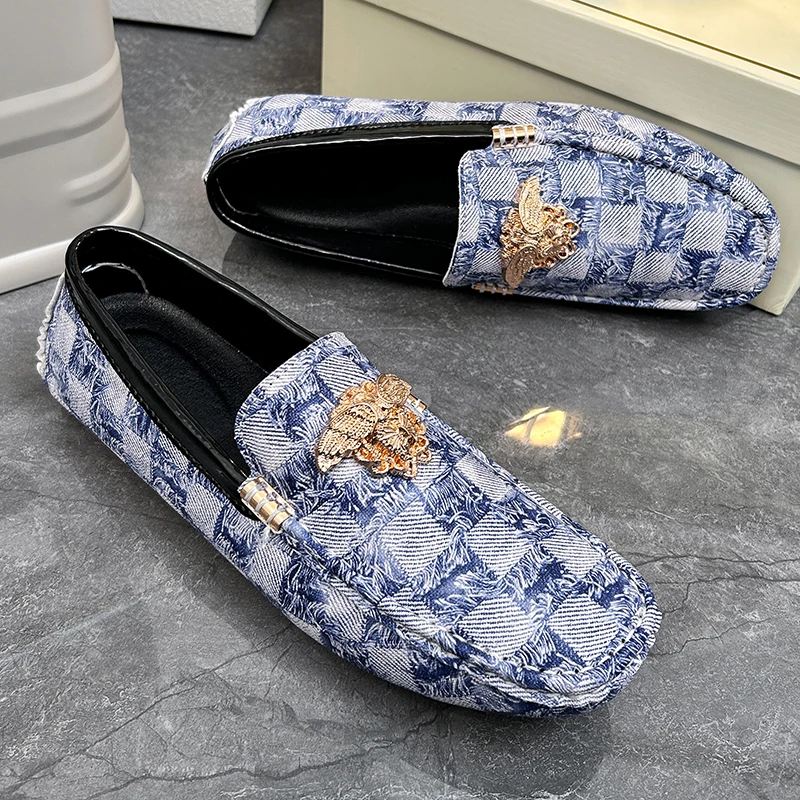 Мужские повседневные Мокасины размера плюс 38-48 мужские деловые туфли розового