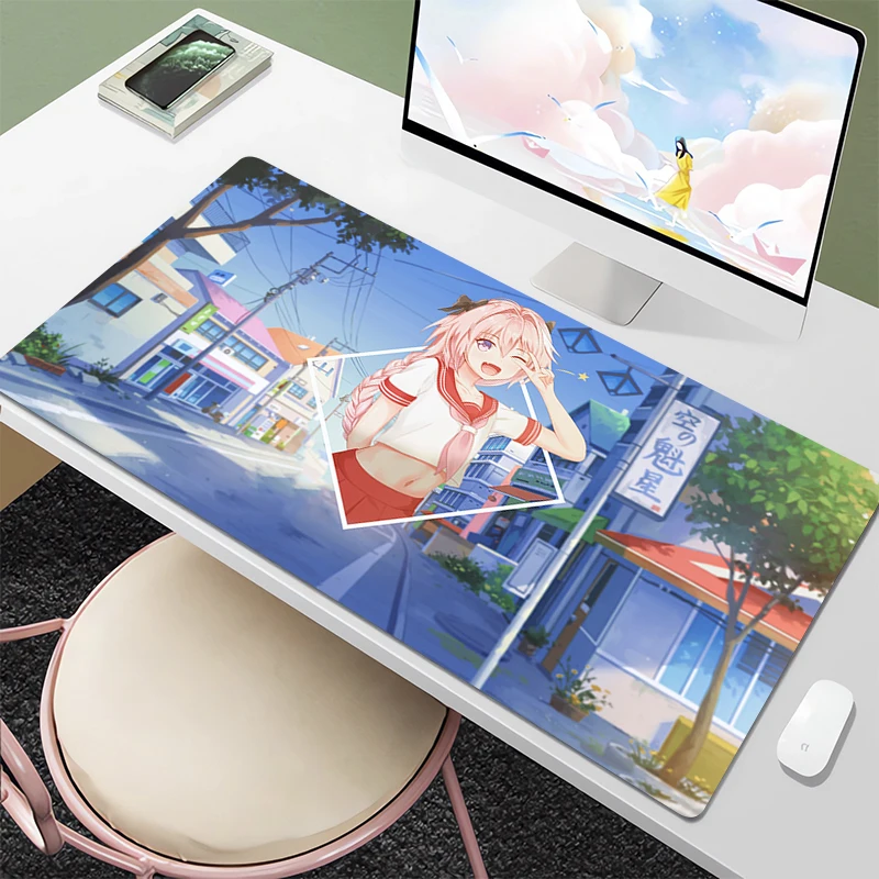 

Astolfo Kawaii Mouse Pad Cartoon Table Computer and Office Accessories for Desk Setup Gaming Pc Deskmat Keyboard Mat Mousepad