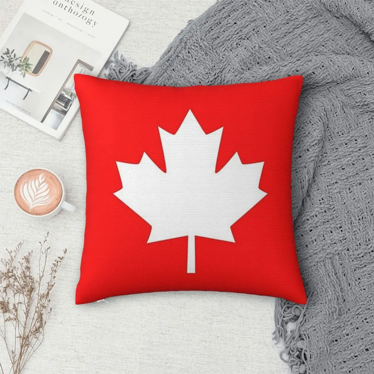 Канадский флаг, национальная культура, наволочка, чехол, удобная декоративная подушка для дивана, декоративные подушки