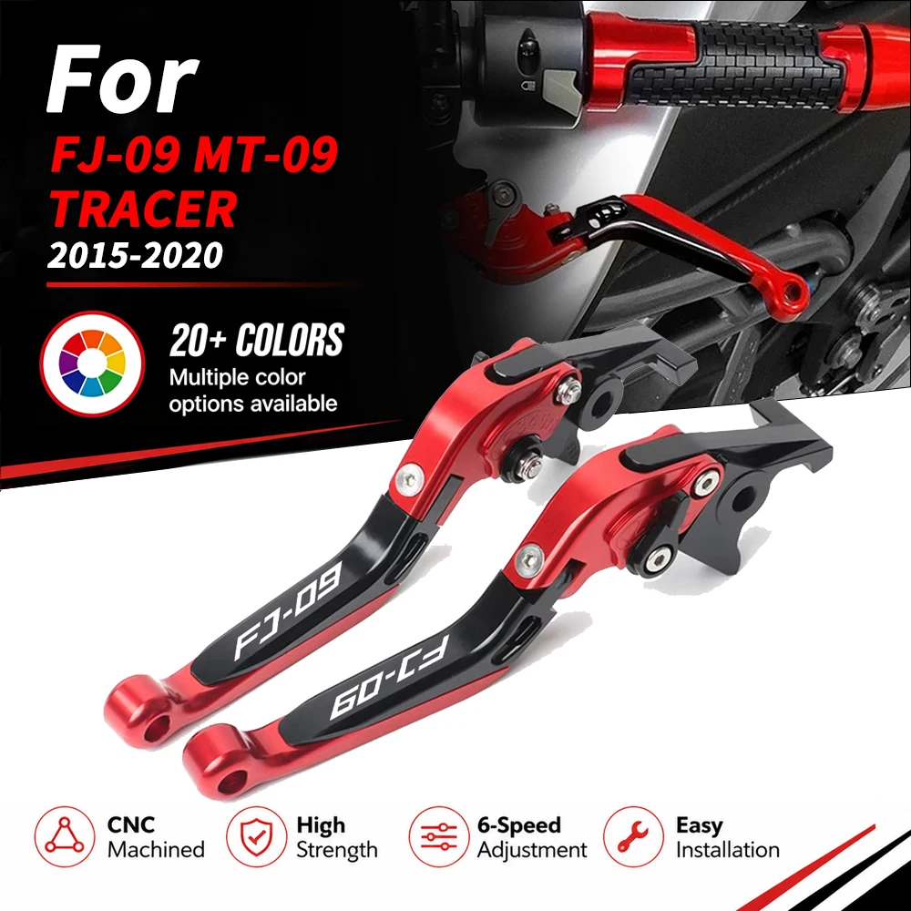 Фото Для YAMAHA FZ-09 SR 2015-2020, Tracer MT09, FJ 09, FJ09 2020, MT-09: Рычаги тормоза и сцепления для мотоциклов, аксессуары для тормозной системы №1