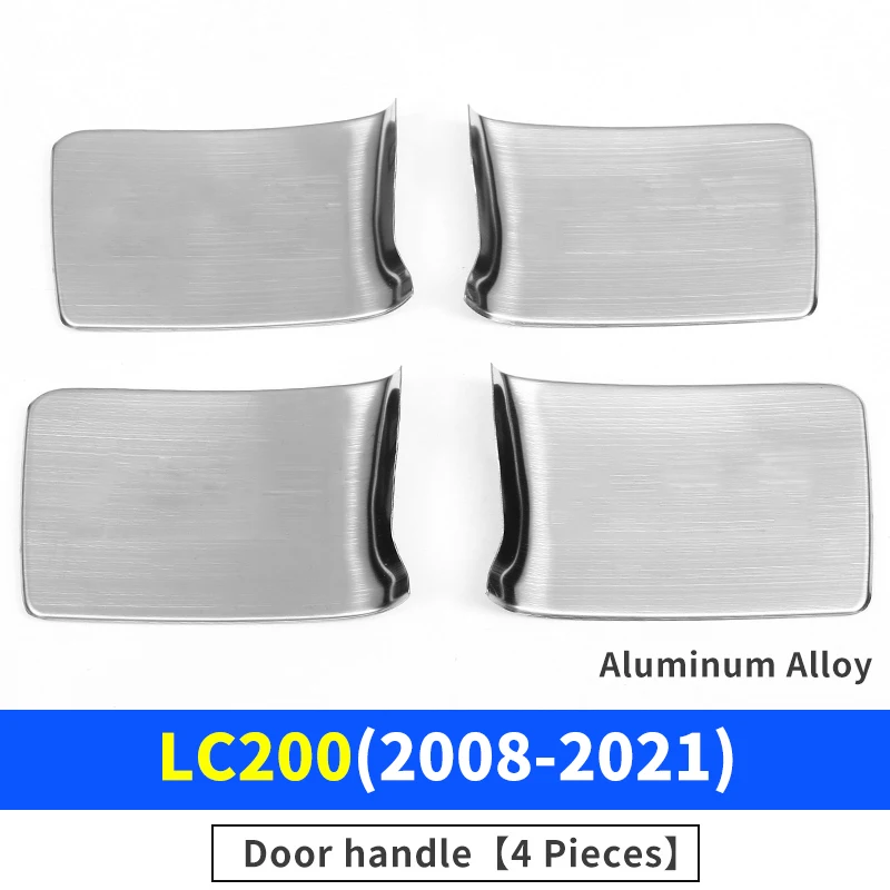 

Накладка на дверную ручку автомобиля, накладка на дверную чашу для Toyota Land Cruiser 200 LC200 FJ200 2008-2021, аксессуары для модификации интерьера 2020 2019 2018 2017 2016 2015 2014 2013 2012 2011 2010 2009