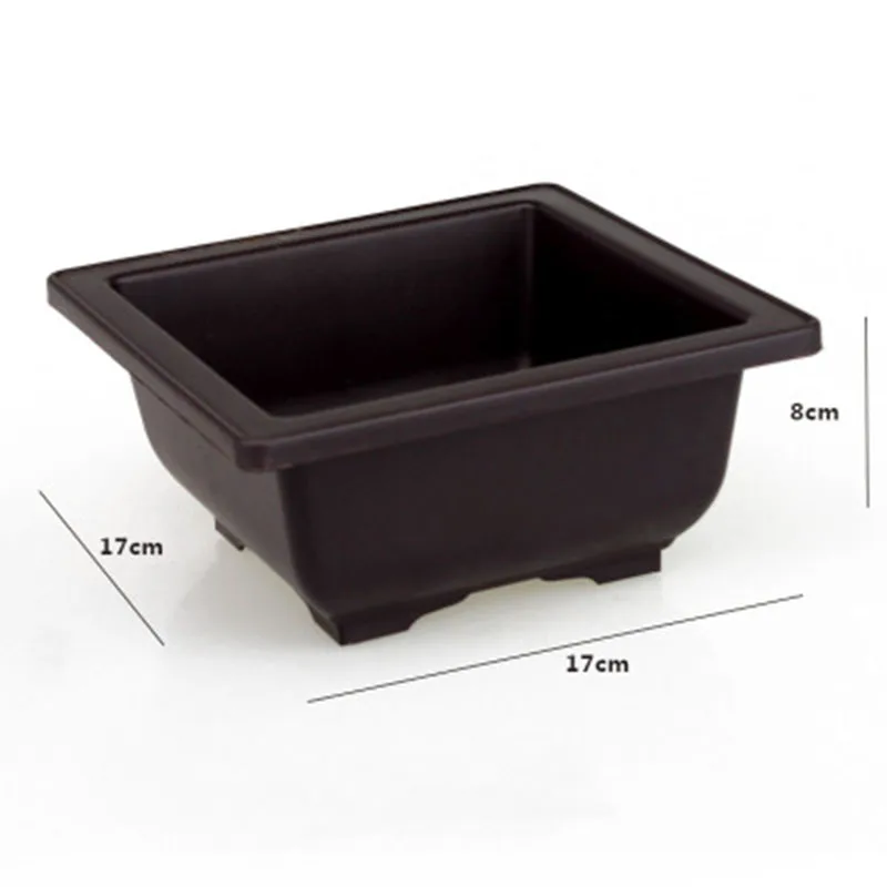 

Macetas Plant Pot Plastic Flower Pot Balcony Square Basin Home Bonsai Plant Bowl Planter Nursery Flowerpots Maceteros
