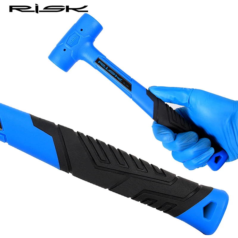 

RISK RL242 Bicycle Headset BB Repair Hammer Bottom Bracket Mounting Removal Tool Mountain Road Bike Plastic Wrapped Hammer Parts