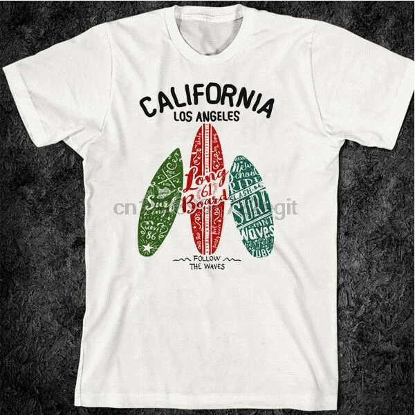 Футболка для серфинга доска Калифорния Гаваи Гонолулу Вайкики Maui |