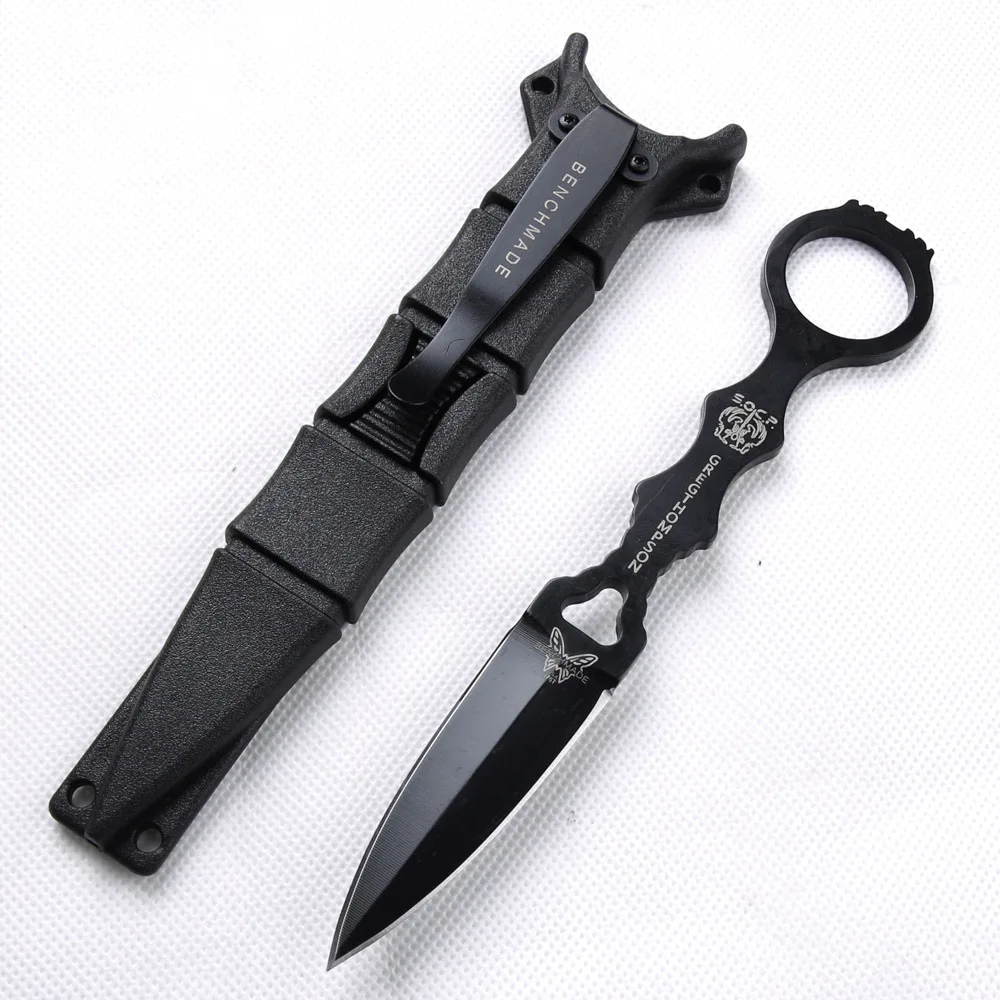 

D2 Material Straight Knife Benchmade 176 High Hardness EDC Outdoor Camping Safety Defense Portable Pocket Knives-BY48