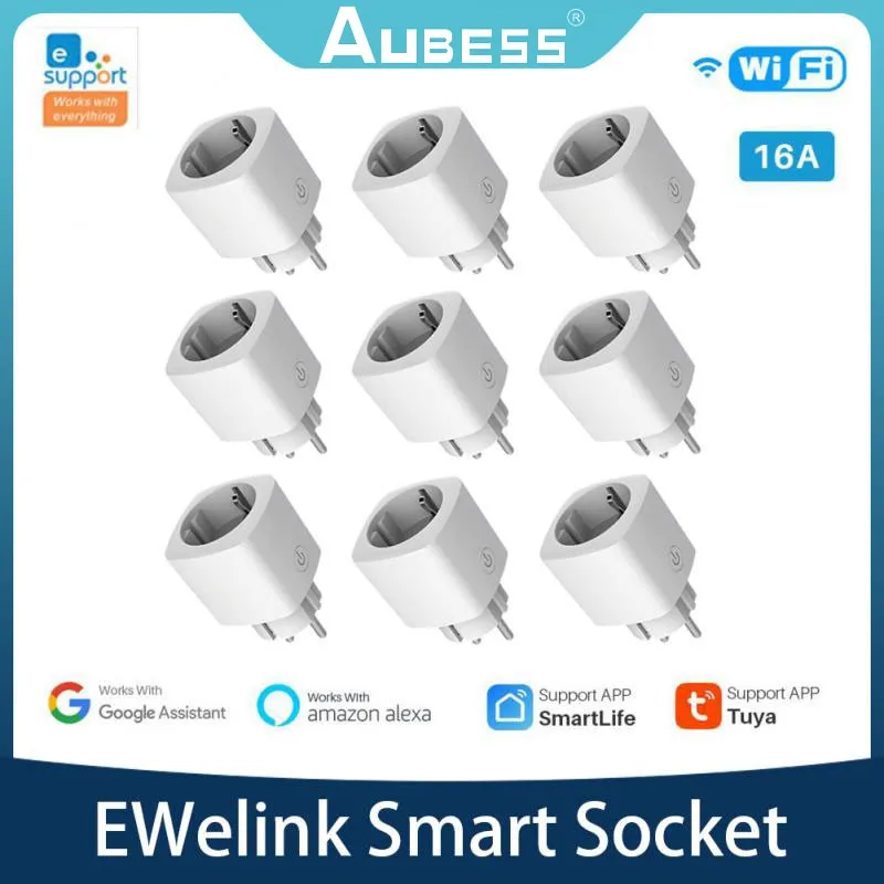 

10 шт., Беспроводная розетка с таймером, 16 А, Wi-Fi