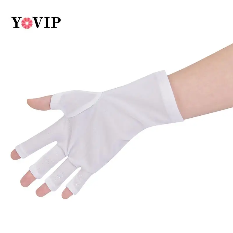 

1 пара 25 см/40 см перчатки для дизайна ногтей анти-УФ-гель для УФ-светильник/лампа Защита от излучения сушилка для маникюра Гель-лак перчатки