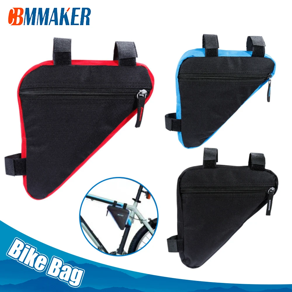 Cbmmaker Waterproof Triangle Cycling Bicycle Bags Front Tube Frame Bag Mountain Bike Triangle Pouch Frame Holder Saddle Bag New