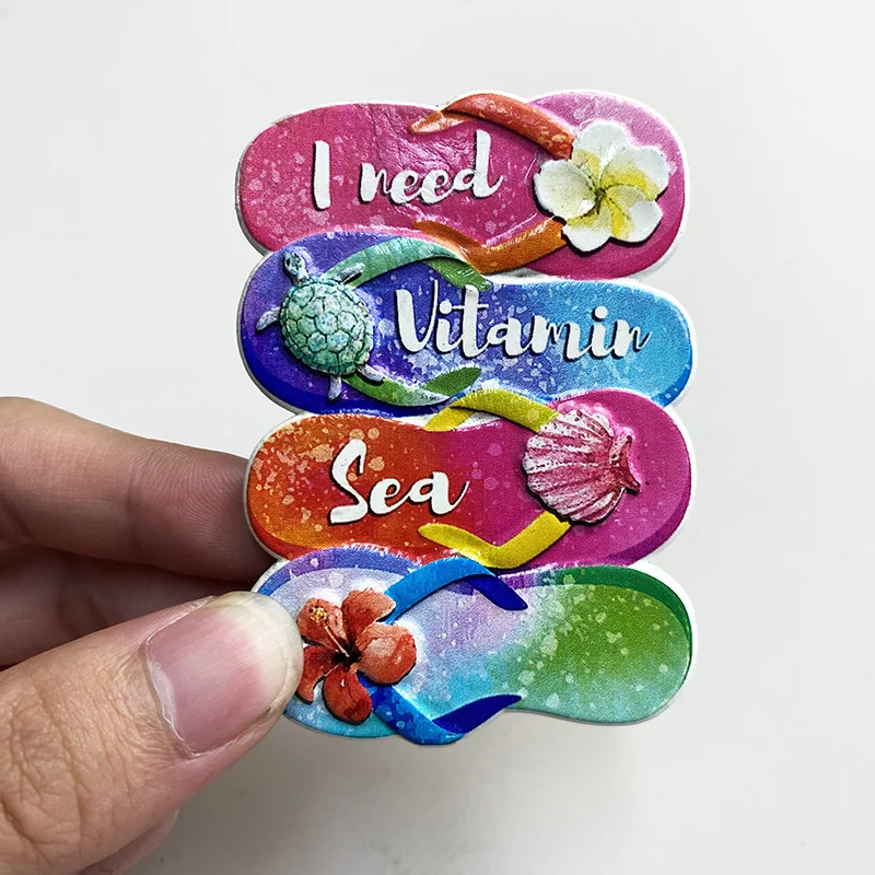 Туристические сувениры на магните холодильник с витаминами пляже Bohol 3D магнитные