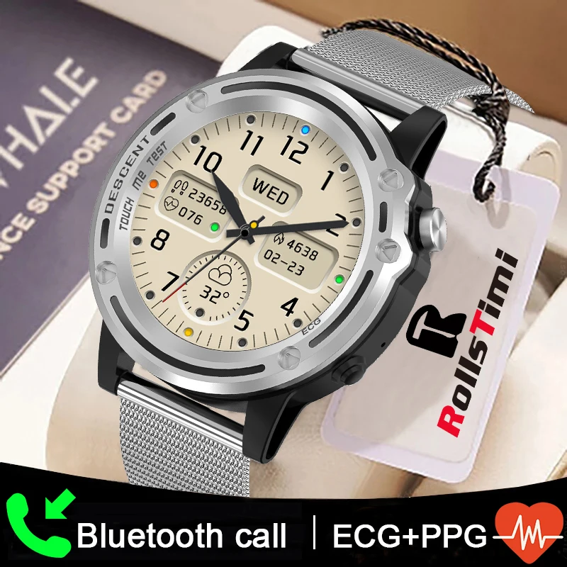 

2022 New Bluetooth Call Smart Watch Men ECG+PPG Heart Rate Sport Fitness Watch IP67 Waterproof Smartwatch Local Music For Xiaomi