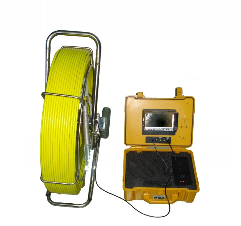 

60/120m pipeline 360 degree swing head HD pixel sewer video inspection camera for pipe inspection