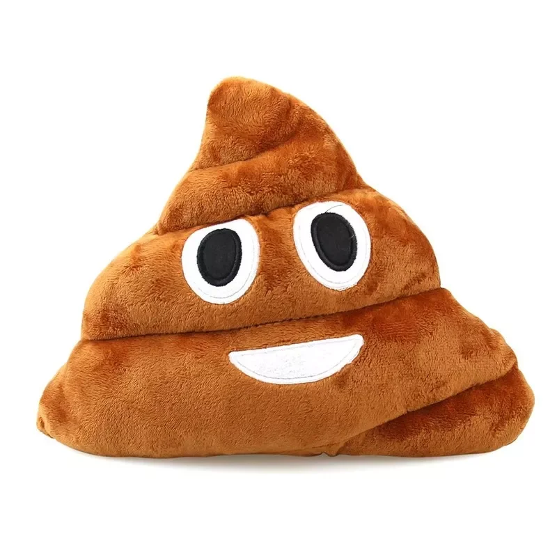 

25CM Funny Poop Plush Toy Poop Stuffed Pillow Birthday Halloween Children Gifts Strange Pillow Plush Cushions Home Decor