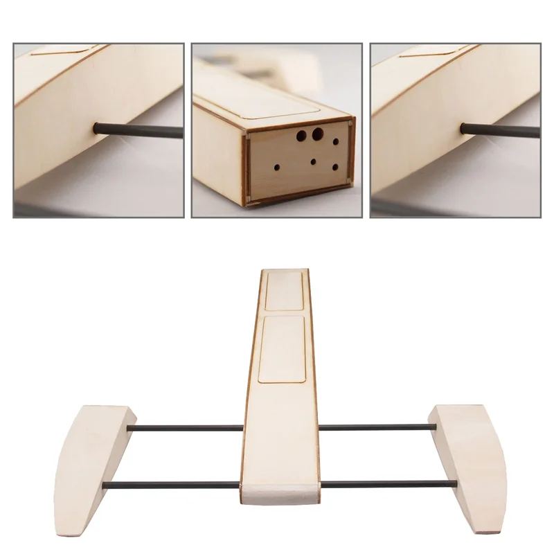 Скоростная лодка на радиоуправлении деревянная скоростная Sponson Outrigger наборы