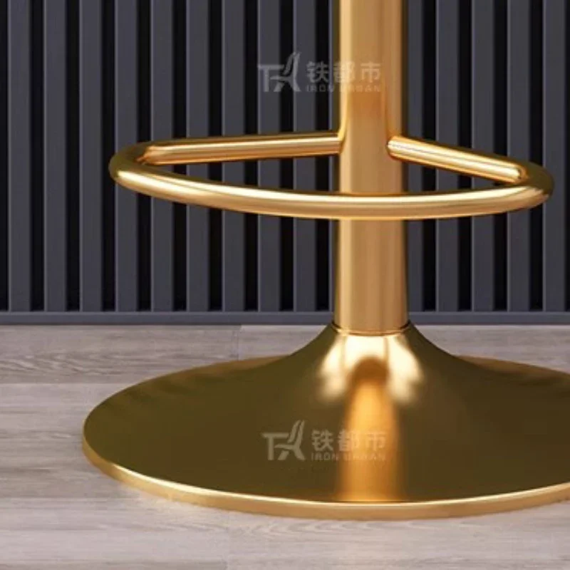 Барный стул с подголовником салонный в скандинавском стиле современные табуреты