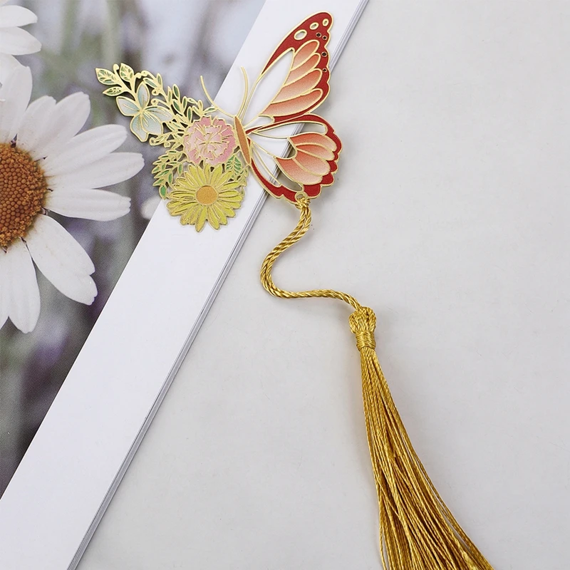 Элегантные Металлические Закладки-бабочки В Форме Цветов И Насекомых С